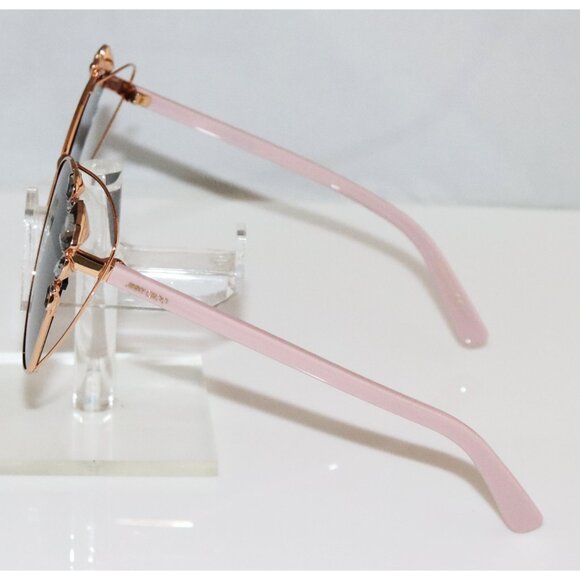 New Women's Jimmy Choo KYLA/S 25TH 0DDB Rose Gold Cat Eye sunglasses with Stones - Picture 4 of 5